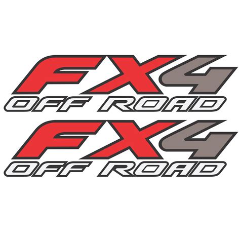 Pair 4x4 Ford FX4 Off Road Bed Decals Stickers (3. . Fx4 sticker